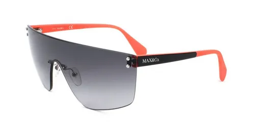Max&Co. MO0013 SHINY BLACK Damen Sonnenbrille - Elegante Damen Sonnenbrille in glänzendem Schwarz, ideal für stilvolle Auftritte. Schützt Ihre Augen und ergänzt jedes Outfit.