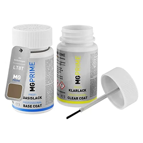 MG PRIME Autolack Lackstift Set für Volkswagen VW LT8T / T8T Copper Bronze Metallic Basislack Klarlack je 50ml