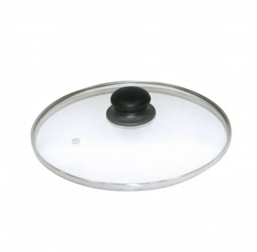 axentia Topfdeckel Glasdeckel mit Edelstahlrand, Ø 14 cm 222220, (1-tlg)