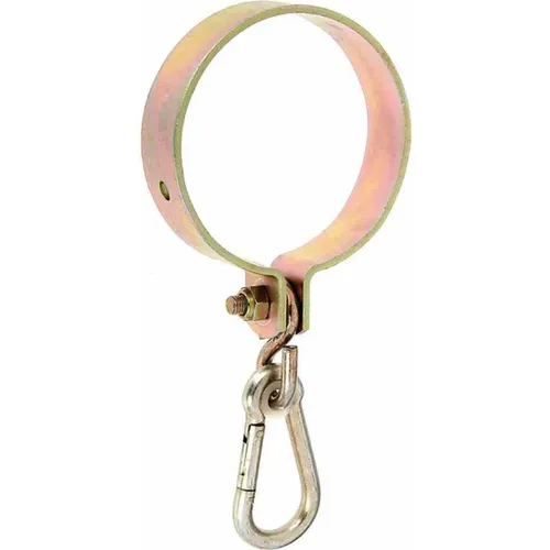 GAH 207519 Schaukelschelle für Rundholz galvanisch gelb verzinkt Schelle-Ø 120 mm (20751 9)