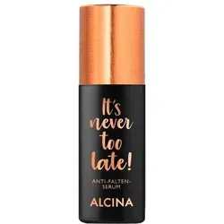 Alcina It's never too late Anti-Falten-Serum 30 ml - Tagespflege mit Matrixyl für elastische Haut, reduziert Falten und aktiviert die hauteigenen Reparaturprozesse für ein jugendliches Aussehen.