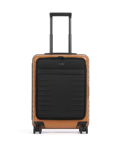 TITAN Overseas Trolley S23 mit Vortasche - Robuster Trolley für Geschäfts- und Kurzreisen, mit kratzresistenter Oberfläche und cleverer Innenaufteilung. Ergonomische Handgriffe und leise Doppelrollen sorgen für maximalen Komfort.