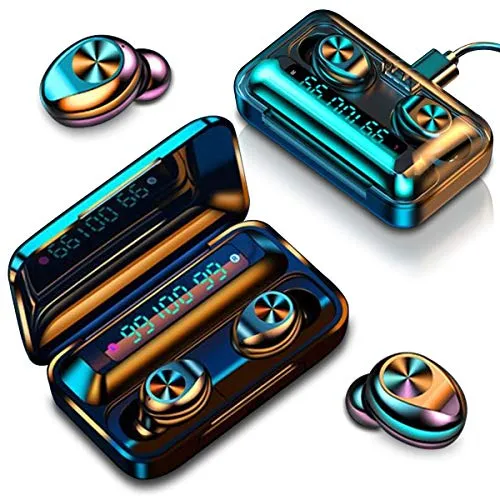 Kabellose Bluetooth Kopfhörer für iPhone 16 & 15 Pro Max - Kopfhörer mit HiFi Stereo Sound und Mikrofon, ideal für Sport und Arbeit. IPX4 wasserdicht und lange Akkulaufzeit für ungestörtes Hörerlebnis.