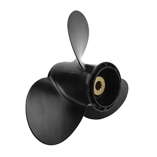 Außenbordmotor-Propeller 10 Spline Seewasserbeständiger Bootsmotor-Propeller mit niedrigem Zug für Hochgeschwindigkeitsanwendungen Ersetzen Sie SUZUKI 8-20HP