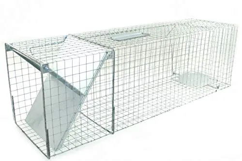 POKM Toolsmarket GmbH Lebendfalle 102x29x31 cm Marderfalle Katzenfalle Fuchsfalle Tierfalle Falle Tier Fuchs