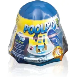 GRE Poolp´o ³ Multifunktionsbehandlung 4-in-1 für Pools 10-20 m³ - Effiziente Poolpflege: GRE Poolp´o ³ Multiaktionsbehandlung sorgt für kristallklares Wasser und bekämpft Algen, Bakterien und Kalk – ideal für Pools von 10-20 m³.