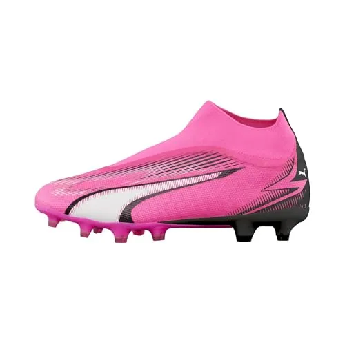 Puma Fußballschuhe Ultra Match Ll Fg/Ag - Rosa - 46 - Hochwertige Fußballschuhe für maximale Traktion und Ballkontrolle auf harten und künstlichen Böden. Obermaterial aus leichtem Mesh mit 20% recyceltem Material für Umweltbewusstsein und Komfort.