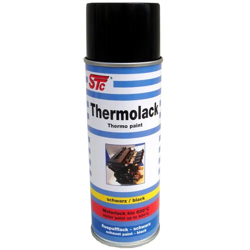 STC Thermolack Spray schwarz Motorlack bis 600 °C hitzebständig 400 ml