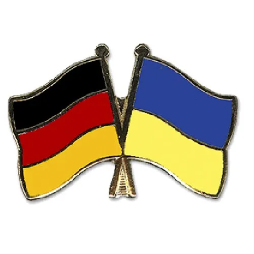 Freundschaftspin Deutschland-Ukraine von Everflag