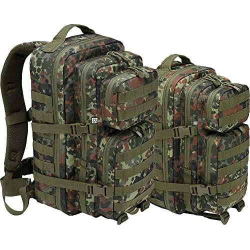 BWuM US Assault Pack Cooper Rucksack, Large (50L), Flecktarn