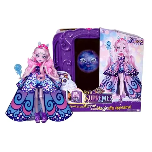 Magic Mixies Giochi Preziosi Magischer Spiegel interaktiver magischer Spiegel, befreit die höchsten Pixie, Neue Magie und Zaubersprüche mit über 30 Lichtern und Sounds, reich an Zubehör MG100000