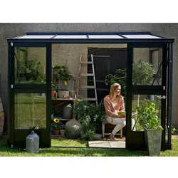 Juliana Gewächshaus Veranda 4 Anthrazit von Juliana