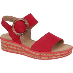 Keilsandalette GABOR, Damen Gr. 44, rot in rot von Gabor
