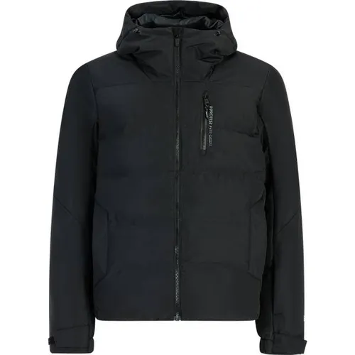 PROTEST PRTSuperior Winterjacke Herren schwarz XL - Funktionsjacke mit wasserdichter und atmungsaktiver Membran, ideal für Skifahrer, die Stil und Funktionalität suchen. Recycelte Materialien und zahlreiche praktische Taschen machen sie zum perfekten Begleiter im Schnee.
