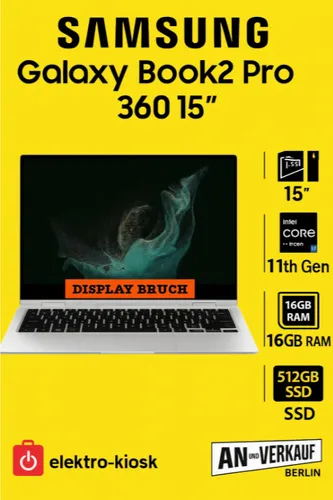 Produktbild Samsung Galaxy Book2 Pro 360 13'' i7 16 GB + 512 GB