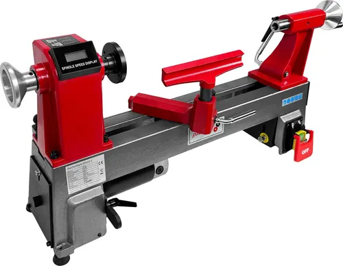 PAULIMOT Drechselbank DM450-V – Kompakte Tisch-Drechselbank mit 550 Watt Motor