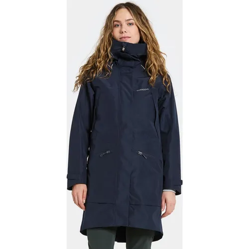 DIDRIKSONS Damen Mantel ILMA WNS PARKA 8 - Funktionsjacke, wind- und wasserdicht mit atmungsaktivem Material, ideal für Outdoor-Aktivitäten bei jedem Wetter. Verstellbare Kapuze und Taille für optimale Passform.