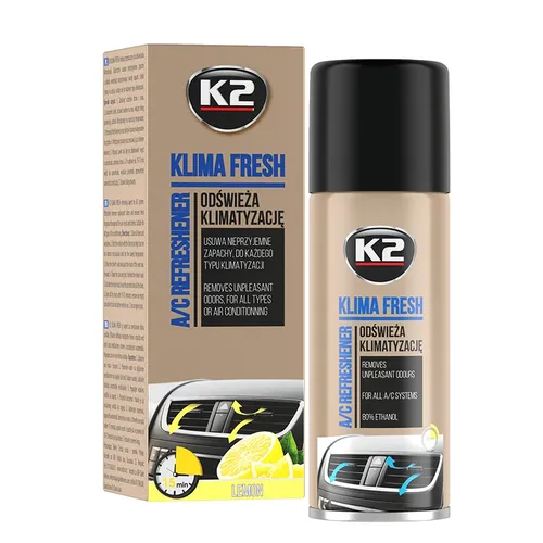 SPRAY FÜR KLIMAANLAGE UND LUFTKANÄLE - K2 KLIMA FRESH LEMON 150ml