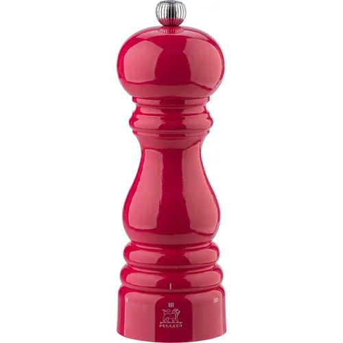 Peugeot Paris Rose Wooden Pepper Grinder U'select 18 cm - Küchenhelfer: Handliche 18 cm Pfeffermühle in strahlendem Candy Pink, bringt Farbe und Stil auf Ihren Tisch und sorgt für präzises Mahlen.