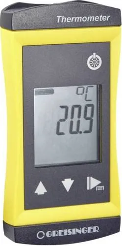 Greisinger G1200 Temperatur-Messgerät -65 bis 1200°C - Präzises Messgerät für Küche, Labor und Industrie. Flexibel einsetzbar mit verschiedenen Fühlern, ideal für alle Temperaturbereiche. Hochwertige Qualität für zuverlässige Ergebnisse.