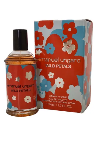 Emanuel Ungaro Wild Petals Eau de Toilette 50ml Spray - Eau de Toilette für Damen mit blumigen Noten, das ein Gefühl von Frische und Eleganz vermittelt. Ideal für den täglichen Gebrauch und besondere Anlässe.