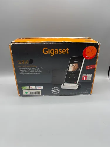 ☎️Gigaset SL910A Bluetooth Schnurloses Telefon - Piano Black OVP