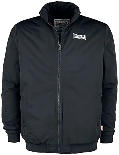 Lonsdale Herren Jacke POLGOOTH Black XXL – Sportlicher Blouson