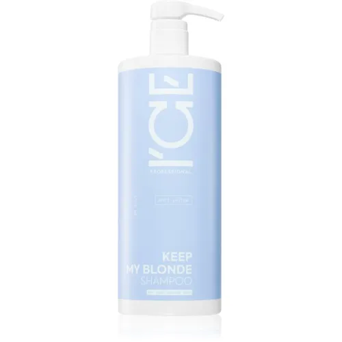 Natura Siberica ICE Professional Keep My Blonde Shampoo 1000 ml - Shampoos für blondiertes Haar, neutralisiert Gelbstich und schützt vor UV-Strahlung für gesundes, glänzendes Haar.