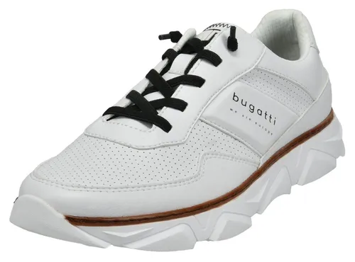 bugatti Herren Low-Top Sneaker - Komfortable Halbschuhe mit Wechselfußbett - Herren-Sneaker mit normaler Weite und Schnürverschluss, ideal für den Alltag und Freizeitaktivitäten.