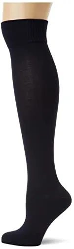 Nur Die Bambus Kniestrümpfe besonders weich & atmungsaktiv mit Komfortbund hohe Socken Damen, maritim, 39-42