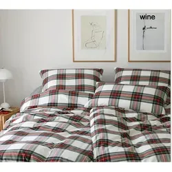 Elegante Bettwäsche Westminster - 135x200 cm + 80x80 cm, hochwertiger Soft-Flanell für angenehme Wärme und kühle Nächte