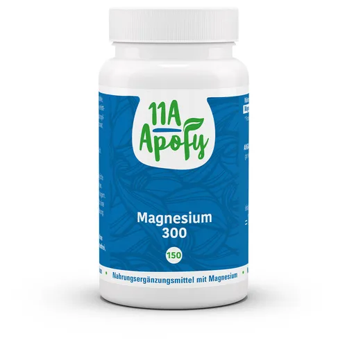Magnesium 300 | 300 mg reines Magnesium pro Tablette | Vegan | 150 Tabletten