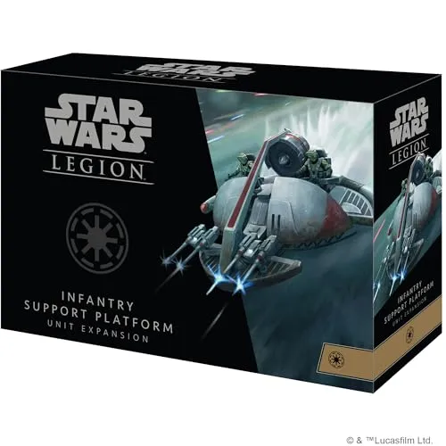Atomic Mass Games , Star Wars Legion: Galactic Republic Expansions: Infantry Support Platform, Unit Expansion, Miniatures Game, Ages 14+, 2 Players, 90 Minutes Playing Time