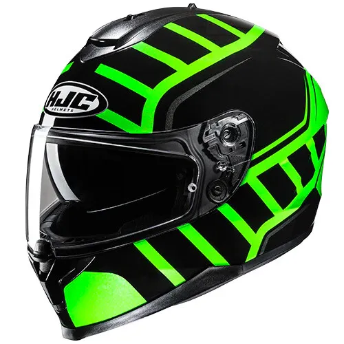 C70N Holt MC4H, M (57-58) in grün von HJC Helmets