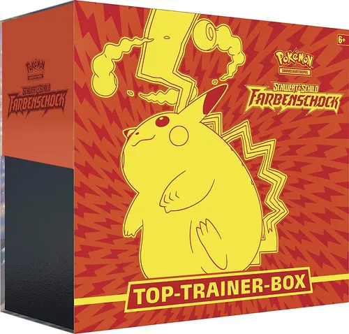 Pokemon Tcg Schwert und Schild Farbenschock Top Trainer Box Pikachu