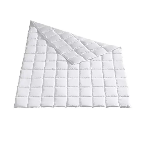Häussling Sommer Einziehdecke 100% Daunen 155x220 cm - Bettdecken für höchsten Schlafkomfort, aus 100% Daunen für ein leichtes und angenehmes Gefühl, schadstoffgeprüft nach Öko-Tex Standard 100.
