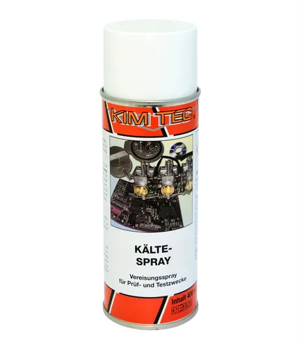 Kältespray 11,25€/L 400ml Vereiser Spray Kühlspray Kälte Prüfspray Kim Tec