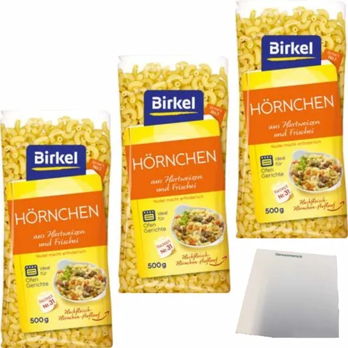 Birkel No 1 Hörnchen 3er Pack 3x500g Packung usy Block