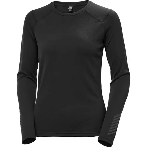 Helly Hansen Damen W Lifa Active Crew, Schwarz, M - Funktionale Skiwäsche Oberteile für Frauen, 2-lagiger Aufbau für hervorragendes Feuchtigkeitsmanagement und umweltfreundliche Materialien