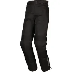 Modeka Luana Damen Motorrad Textilhose, schwarz, Größe 44 - Hochwertige Motorrad Textilhose aus 500 D Polyester, mit verstärkten Sturzstellen und praktischen Belüftungsreißverschlüssen für optimalen Tragekomfort.