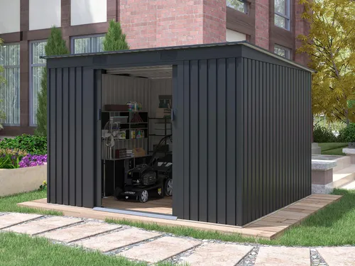 Metall Gerätehaus Modell Pento 6,29 m²