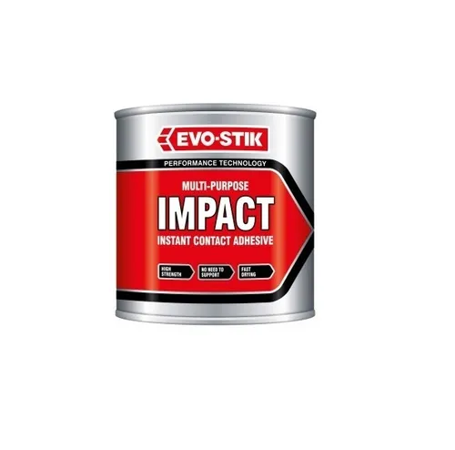 Impact Kontakt Selbstklebend 250ml Dose Instand Bond Multi Zweck Kleber Evostik