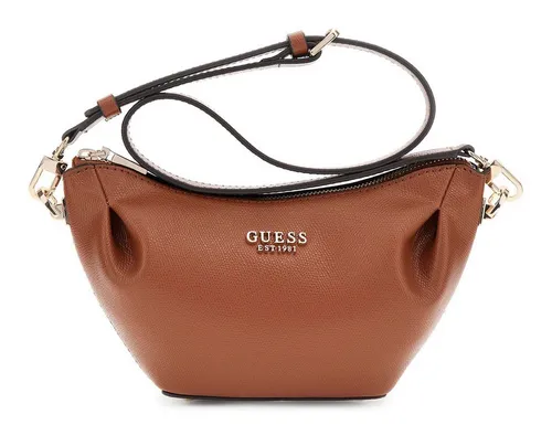 Guess Amorette Umhängetasche Damen - cognac HWBG7898170-COG - Elegante Umhängetasche aus hochwertigem Lederimitat in trendigem Cognac, ideal für jeden Anlass und perfekt für Ihre Essentials.