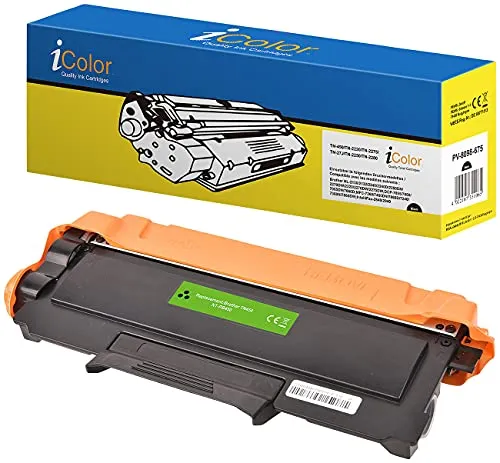 iColor Brother Fax 2840: Toner TN2220, Black, kompatibel zu Brother HL-2250 DN u.v.m. (Dcp 7060d, Mfc 7360n, Druckerpatronen)