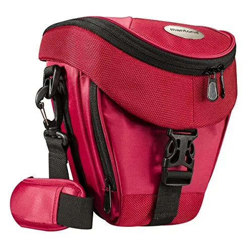 Mantona Colt Kameratasche - Universaltasche für DSLR und DSLM Kameras - Praktische Kameratasche mit Schnellzugriff und Staubschutz, ideal für Fotografen. Hoher Tragekomfort durch gepolsterten Schultergurt und Platz für Zubehör.
