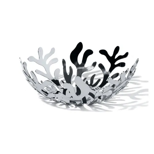 Alessi Mediterraneo Obstschale Ø 21cm aus Edelstahl in silber von Alessi