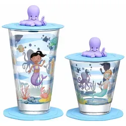 Leonardo BAMBINI Avventura Kinderbecher Meer 2er Set in blau von LEONARDO