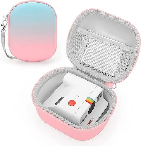 Yinke Tasche Case für Polaroid Go 9035/9071/9070 Instant Camera, Harte Schutzhülle Kinderkamera Reisetasche Hülle - Weihnachten Neujahr Geburtstag Festival Spielzeug Geschenk (Gradient)