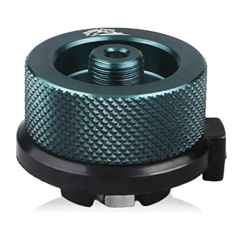 Jeebel Camp Gasflaschenadapter, Gas Ventilkartuschen Düse Adapter für Gaskartusche Gaskocher, Campingkocher Brenner