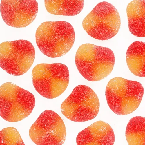  Haribo Pfirsiche Kilo-Ware 3kg, Fruchtgummi sauer 5,70€/1kg